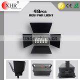 LED Par Light RGBW 3w 54pcs Stage Ceiling Par Light,Flash Par Light With Barndoor