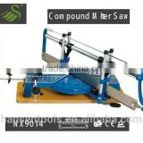 Compound hand Miter Saw with wooden base or plastic base