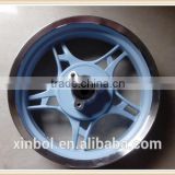 13 inch motorcycle alloy wheel, rear wheel in light blue