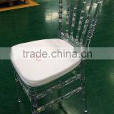 Plastic Crystal Clear Transparent Chiavari Chair