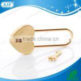 Gold Big Heart Padlock for Lover thumbnail-3