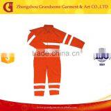 High Visibility Reflective Red Safety Uniform Coverall Durable Workwear thumbnail-1