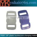 Yukai Unique Design Plastic Backpack Buckle,contoured 3/8" Buckle for Bag thumbnail-1
