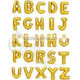 Gold and Silver Alphabet Balloons, Aluminium Foil Letter Balloons Quality Choice thumbnail-1