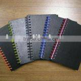 2012 Hot Design Colorful Spiral Notebook With Colorful Elastic Band