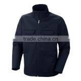 Functional Outdoor Black Slim Softshell Jacket