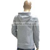 New Heather Grey Fleece Kangaroo Pocket Long Sleeves Men's Pullover Hoodie Sweatshirt thumbnail-4