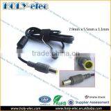 Haolei DC Power Charger For 7.9mm x 5.5mm X1.1mm DC Male Cable For Laptop Charger
