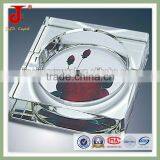 New Design Mordern Square Rectangle Engraved Crystal Ashtray thumbnail-2