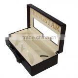 Customized PU Leather Wine Packaging Box With Opener Tools thumbnail-3