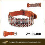 Wholesale Customized High Quality Cheap Leather Wristband