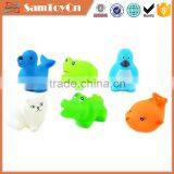 6pcs rubber animal soft plastic animals