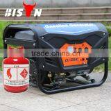 BISON(CHINA) China Power 168F-1 Engine 2.5kw Gasoline Generator LPG GAS Electric Start Gas Power Generator Quality Choice