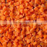 frozen IQF carrot dices