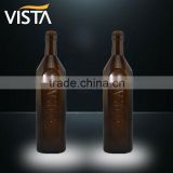 Vista brand beer bottle frosted glass bottle