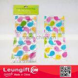 Easter Birdie Treat Bag A Pack of 20 Plastic Cellophane Treat Bags With 20 Green Twist-ties