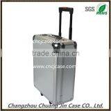 fashion custom design with coded lock aluminum trolley case