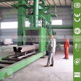 Cleaning Square Billet Equipment Roller Conveyor Type Sand Blasting Machine