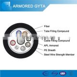 New arrival duct and aerial single or mutil mode 24core GYTA fiber cable