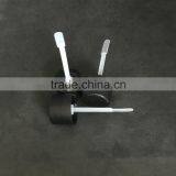 PET 20ml Transparent Common Cylinder Plastic Glue Bottle With Black Frosted Glue Flat Rod Spatula Cap thumbnail-2