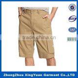 Whalesale Dark Khaki 100% Cotton Bermuda Summer Capri Shorts Half Pants for Men thumbnail-6