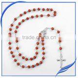 Islamic Prayer Catholic Crucifix Rosary Necklace thumbnail-1