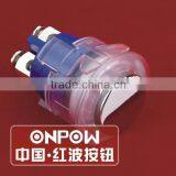 ONPOW 16mm UV Protection IP65 Plastic Push Button Switch With High Round Head (GQ16H-10/PC) CE, RoHS