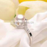 Latest Design Finger Ring Silver 925 Wedding Jewelry Pearl Rings thumbnail-2