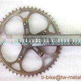 XACD Titanium Road Bike ChainringTitanium Bicycle Crankset Mtb Bike Chainring & Crank Arm
