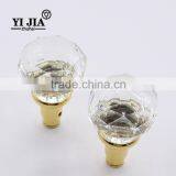 2 1/6 Inch Lead Free Bling Clear Crystal Glass Pull Door Handles