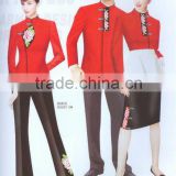 Hot tailored good quality and inexpensive restaurant waiter uniform