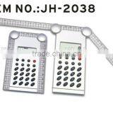 Promotional Multi-functional 8 Digits Ruler Calculator With Magnifier thumbnail-6