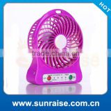 consumer electronics rechargeable small electric plastic fashion usb mini fan