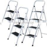 FOLDABLE STEP STEEL LADDER NON SLIP MATT TREAD STEPLADDER