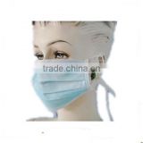 Medical disposable nonwoven face mask with earloop / tiers with 3ply (Nonwoven face mask-A)