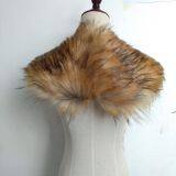 Искусственная мех, модный шарф, теплый, зимний, меховый воротник thumbnail-3