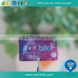 Factory Price Printed 13.56 MHz RFID Key Chain Epoxy Key Tag thumbnail-1