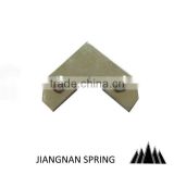low carbon steel tapped angles/ corner iron/ stamping part