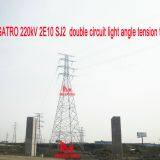 MEGATRO 220kV 2E10 SJ2 Double Circuit Light Angle Tension Tower thumbnail-2