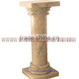 CUSTOM DESIGN SAHARA BEIGE MARBLE PEDESTALS thumbnail-1