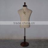 Worn Out Fabric Upper Body Retro Man Tailor Mannequin Display thumbnail-2