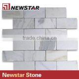 Newstar White Carrara Backsplash Marble Subway Tile Bthroom Mosaic thumbnail-2