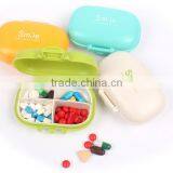 Wholesale Stock Macaron Cute Plastic Pill Box 4 Section thumbnail-1