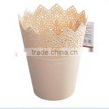 NEW Plastic Lacework Storage Basket for Bedroom thumbnail-3