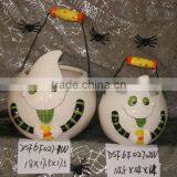 Decorative Ceramic Halloween Hanging Candle Holder thumbnail-1