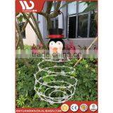 Names Christmas Ornaments Hanging Led Solar Lantern Decoration Snowmen Santa Metal Hanging Light thumbnail-1