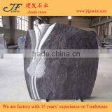 Different Colors Flower Granite Carved Beautiful Gravestone thumbnail-5