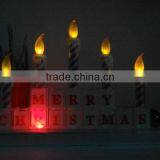 Christmas Candle Holder Christmas Decoration LED Lighted Candle Color Changing thumbnail-2