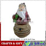 Resin Christmas Santa Claus Figurines for Christmas Ornaments thumbnail-1