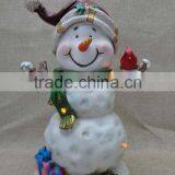 New Design Resin Christmas Snowman Ornament Wholesale thumbnail-1